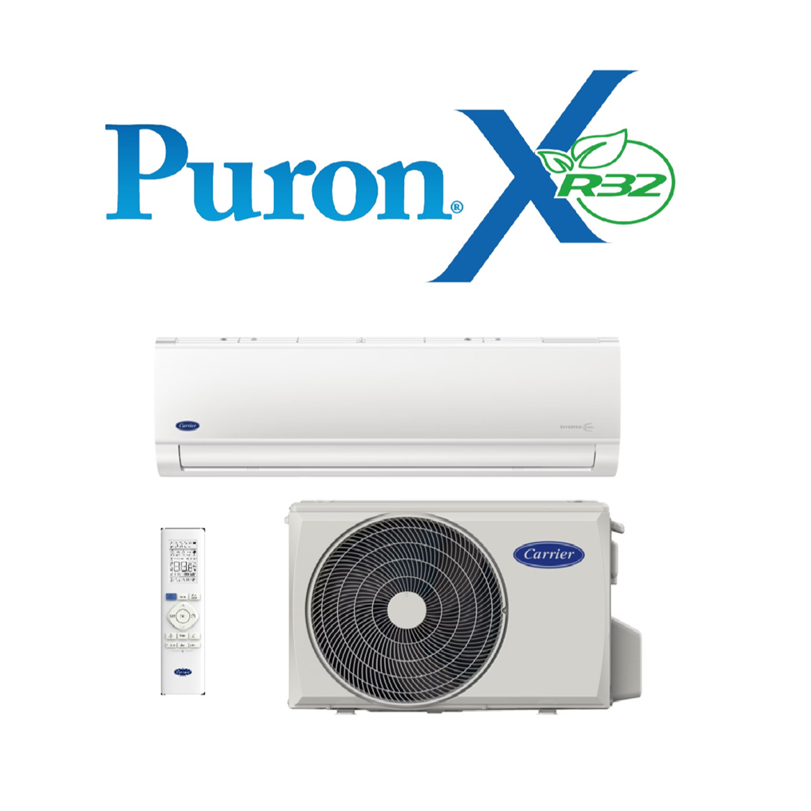 Minisplit Carrier® Puron X Serie D - Frío/Calor De 1 Ton-12,000 BTU/h ...